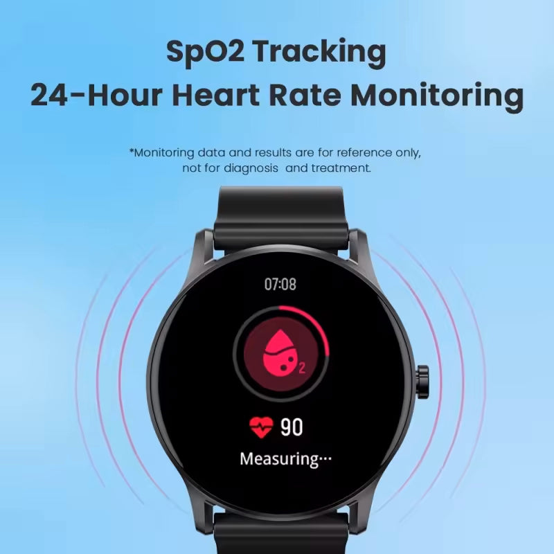FUTON Smart Watch Fitness, Heart Rate Tracking All Day