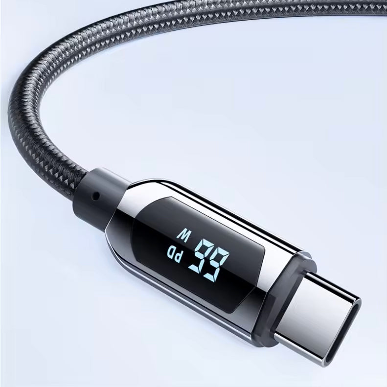 Digital Display Charging Cable