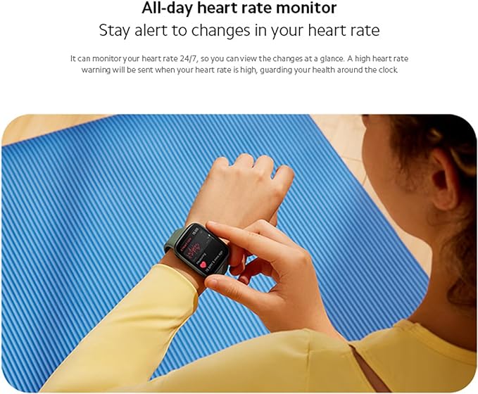 Xiaomi Redmi Watch 3 Active Smart Watch Fitness Tracker with 100 Sport Modes, Blood Oxygen Heart Rate Sleep Monitor